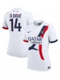 Paris Saint-Germain Desire Doue #14 Replika Borta Kläder Dam 2024-25 Kortärmad